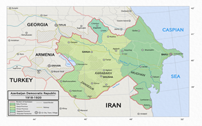 Map of the Azerbaijan
